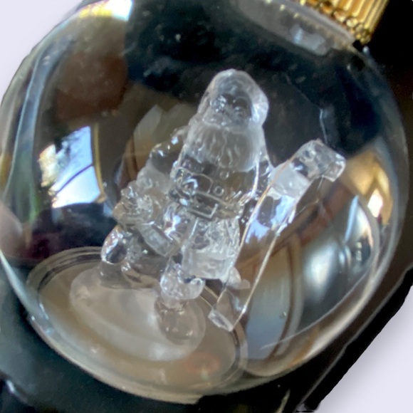 NWT Santa’s Best Holiday Radiance Illuminated Glass Ornament - Picture 6 of 13